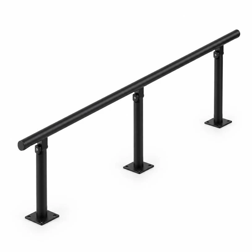 Corrimão em acabamento preto